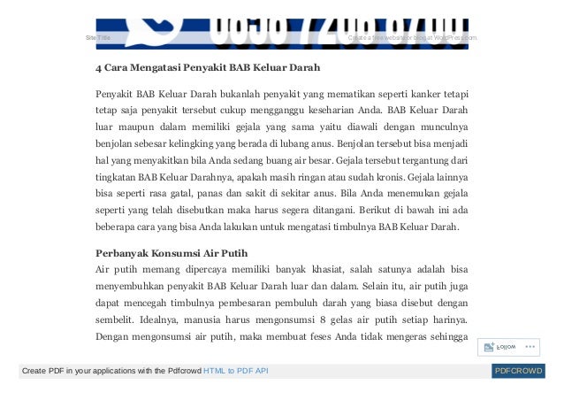 Ubat buasir tahab 4