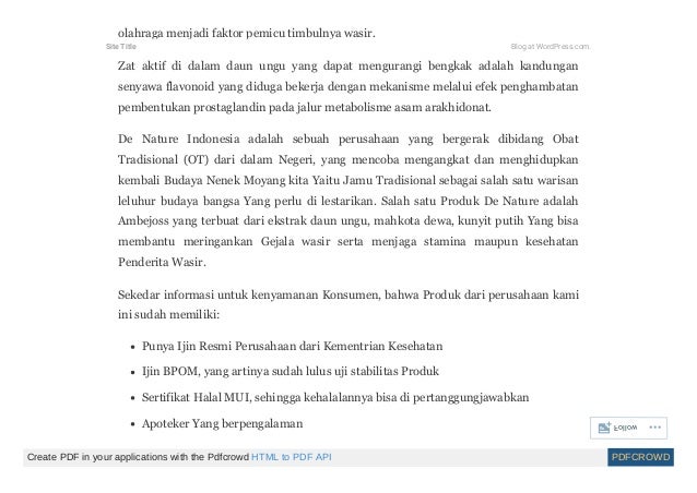 Ubat buasir tanpa pembedahan Ubat buasir tanpa pembedahan