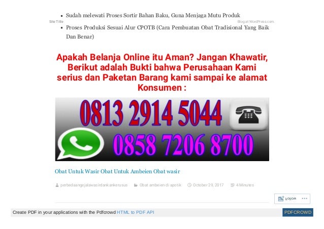 Ubat buasir tanpa pembedahan