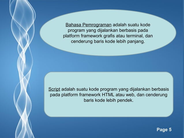 Bahasa Pemrograman dan Script | PPT