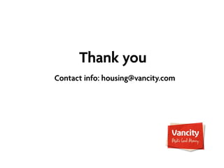 Vancity - Social Purpose Development Projects