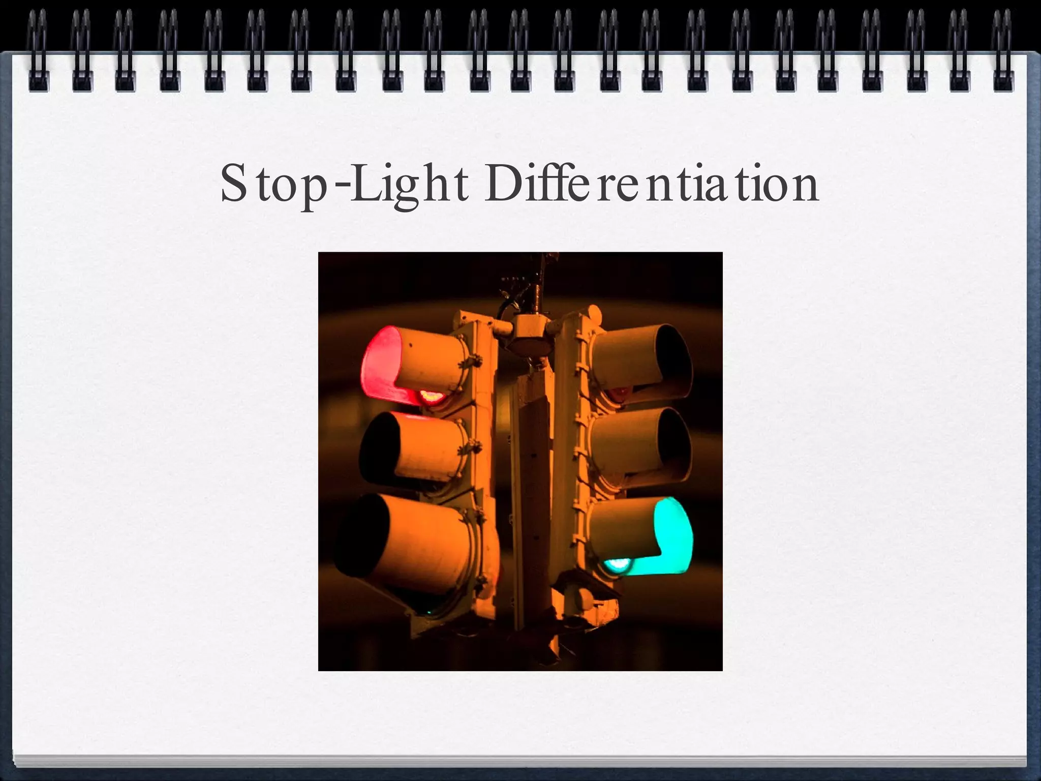 Stop-Light Differentiation 