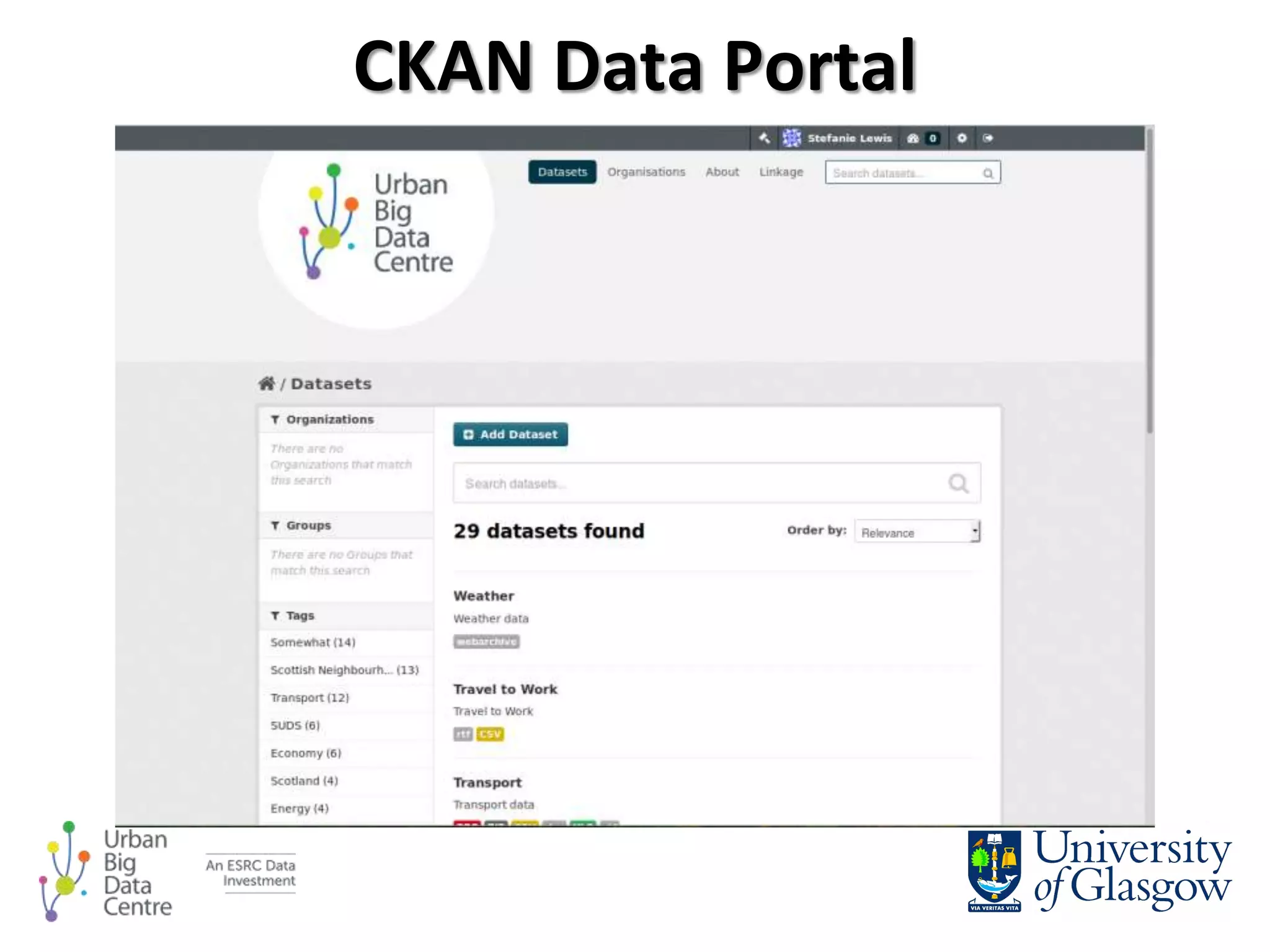 CKAN Data Portal
 