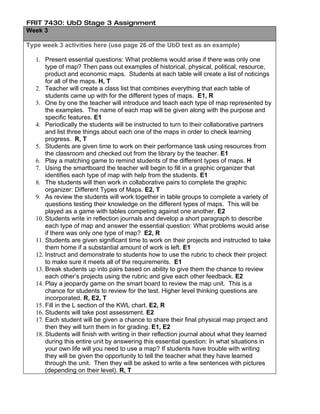 UbD stage 3 | DOC