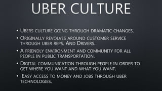 Uber Technologies Industry Slide Share!!