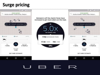Surge pricing
 