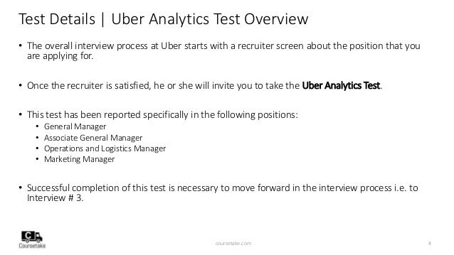 uber analytics test uber analytics test