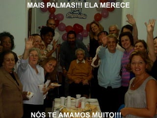MAIS PALMAS!!! ELA MERECENÓS TE AMAMOS MUITO!!!