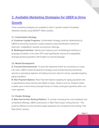 Uber in Australian Taxi market | PDF