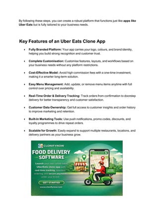 Complete Guide-Launch Your Own Uber Eats Clone App | PDF