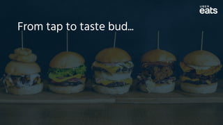 From tap to taste bud...
 