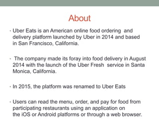 Uber Eats Ppt Pptx