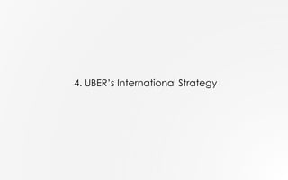 4. UBER’s International Strategy
 