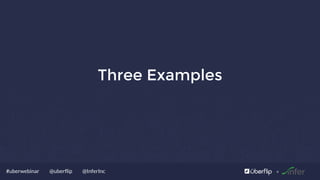 @uberflip#uberwebinar @InferInc
Three Examples
 