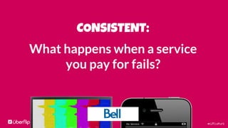 #UFculture
CONSISTENT:
You churn ☹
 