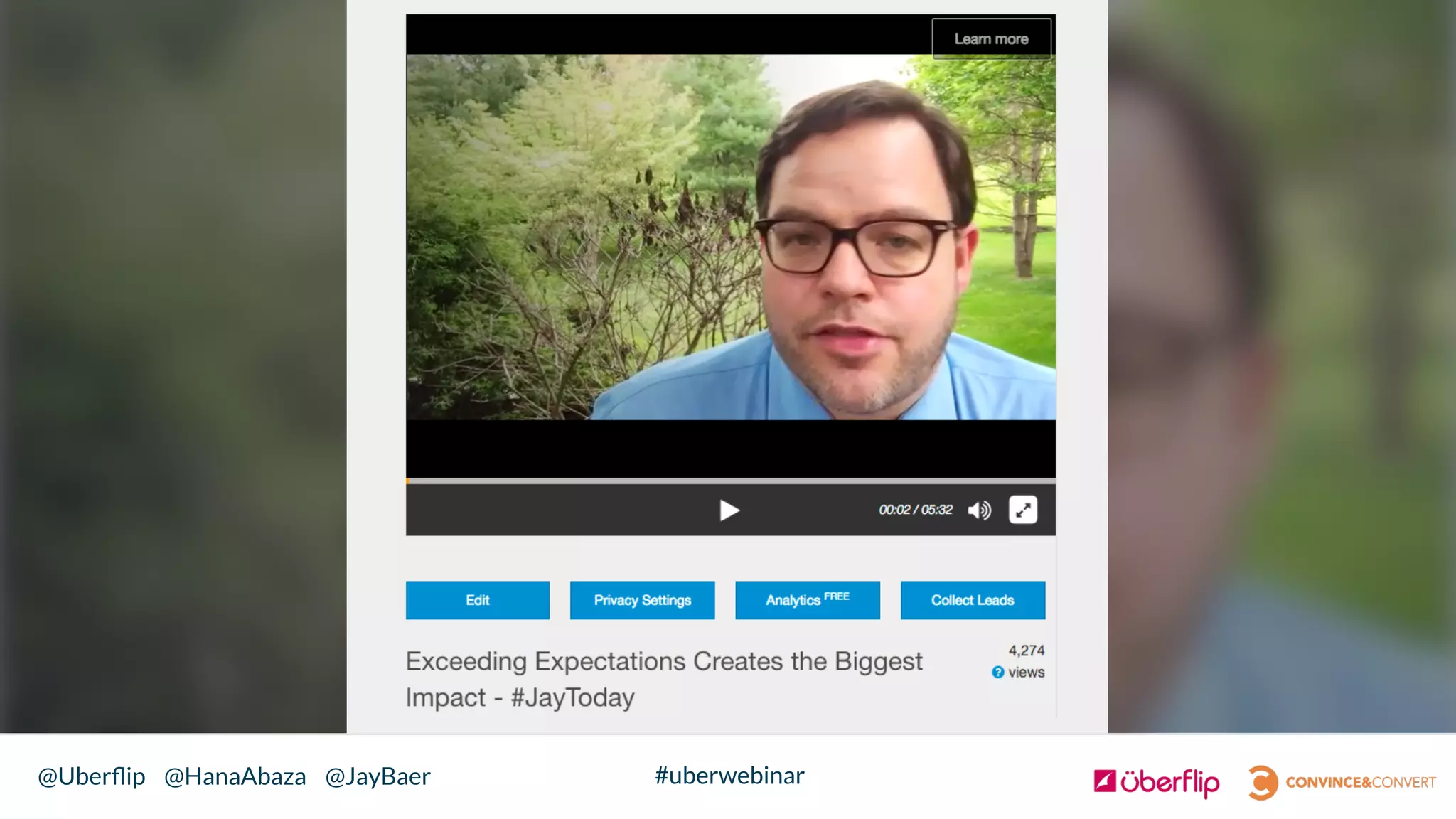 @Uberﬂip @HanaAbaza @JayBaer #uberwebinar
 