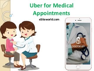 Uber for Medical
Appointments
eSiteworld.com
 