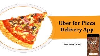 Uber for Pizza
Delivery App
www.esiteworld.com
 