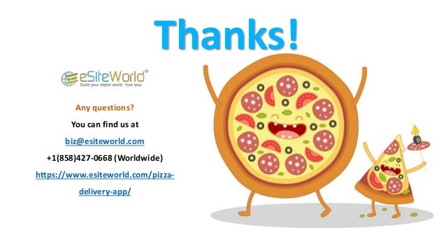 Uber For Pizza Delivery App
