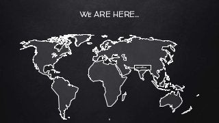 We ARE HERE…
our office
6
 