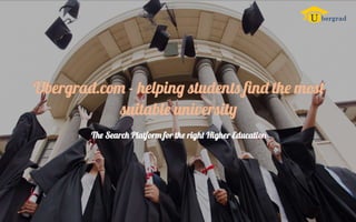 Planning to Pursue Your Master's in the USA? Ubergrad will Help You