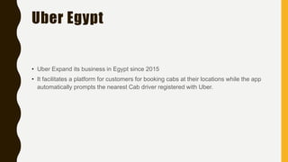 Uber Marketing Strategy in Egypt