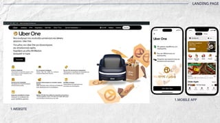 Uber Promotion Strategy A digital marketing strategy presentation for Uber. | PPTX