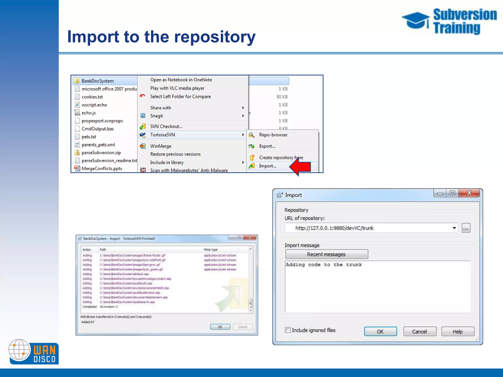 Download and installationEmail settings are used by uberSVN to send notification emails.If not needed click the Disable Email Notifications.