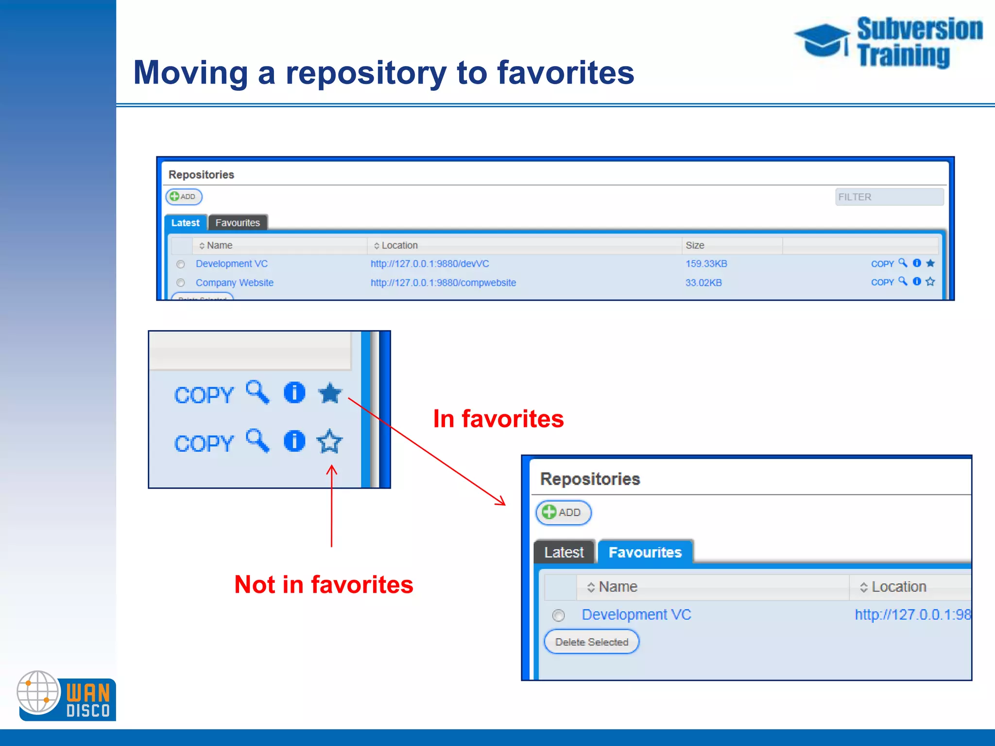 Creating a repository