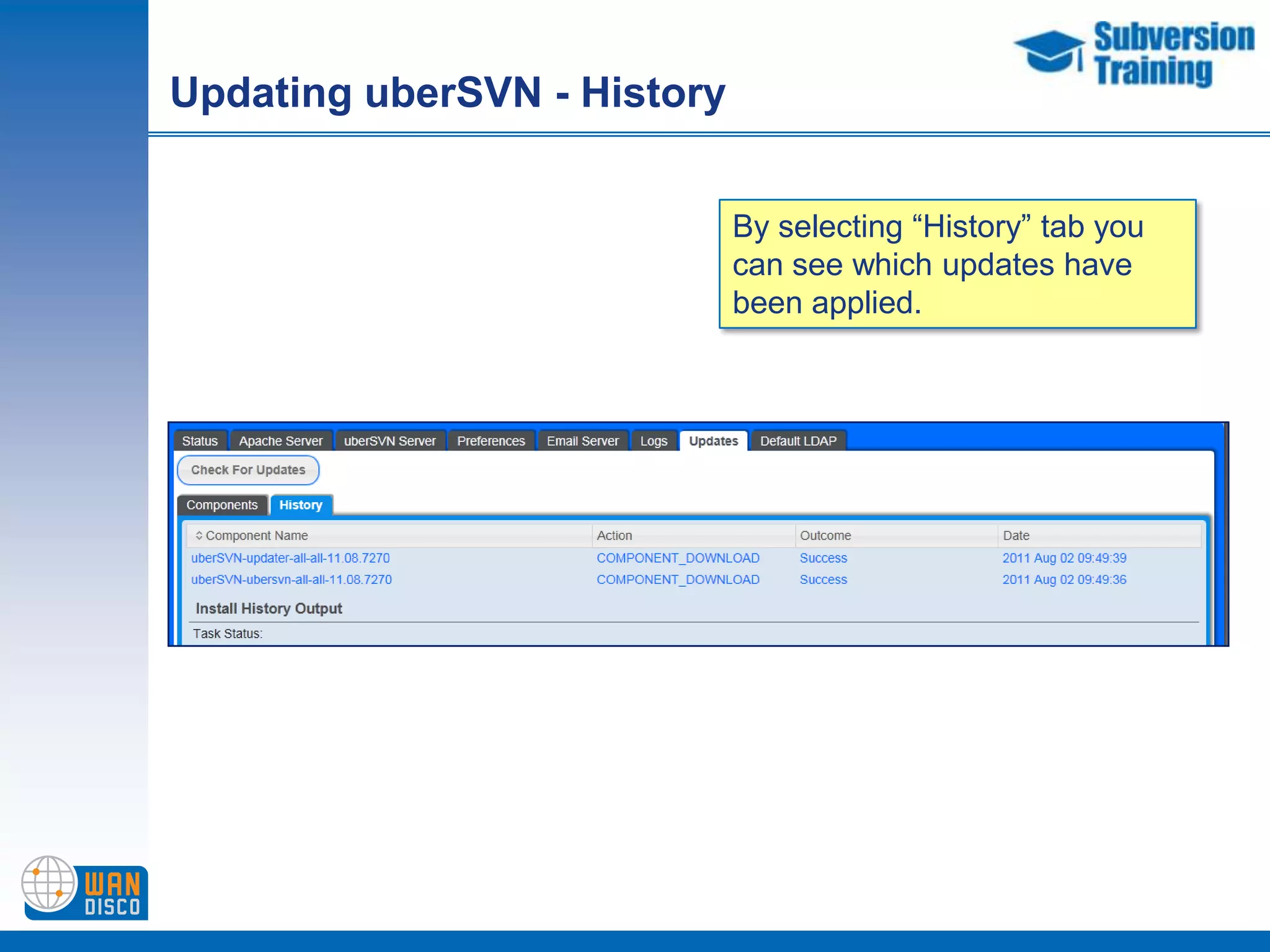 Looking at past revisions