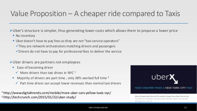 ubers business model uber value proposition