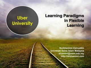 Nurkhamimi Zainuddin
Universiti Sains Islam Malaysia
khamimi@usim.edu.my
http://drkhamimi.com
Uber
University
 