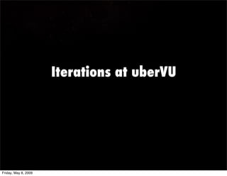 Uber Vu - Scrum & Startups