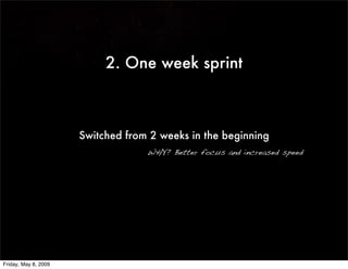 Uber Vu - Scrum & Startups