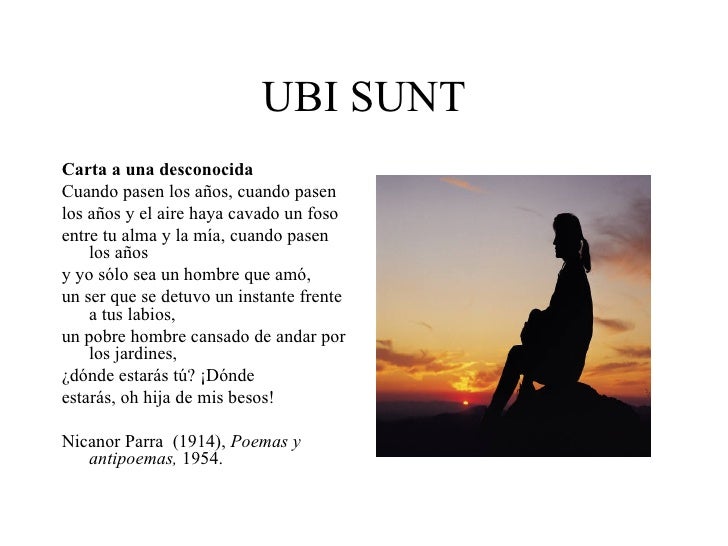 Ubi Sunt