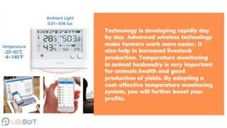 Ubibot - Innovative Temperature Monitoring for Animal Husbandry