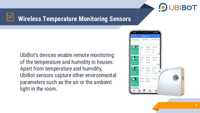 UbiBot IoT Powered Sensor to Monitor the Humidity | PPT