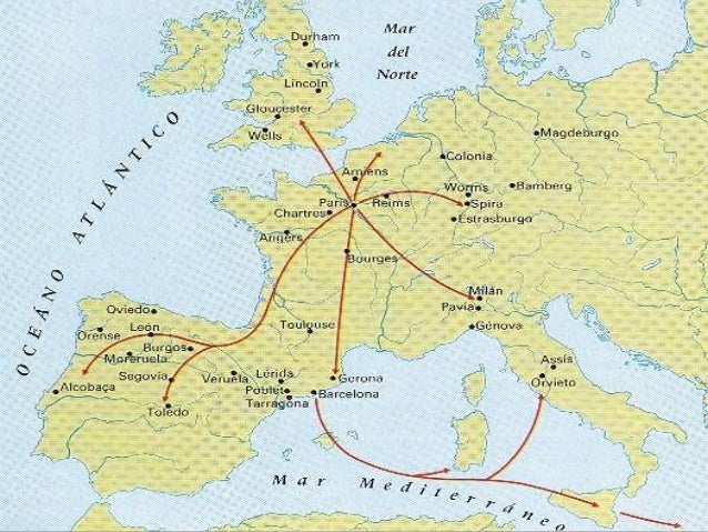 Resultado de imagen para mapa del gotico