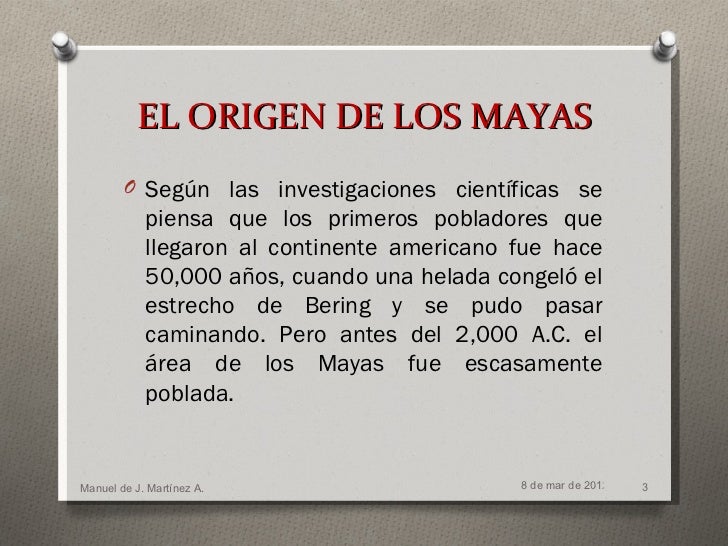 Ubicación geográfica y origen de los mayas
