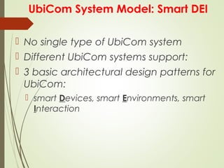 UBIQUITOUS COMPUTING - Mary M | PPT