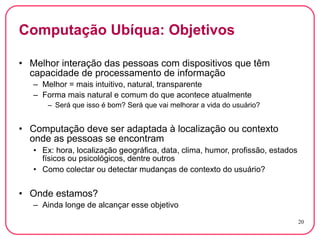 Computação Ubíqua