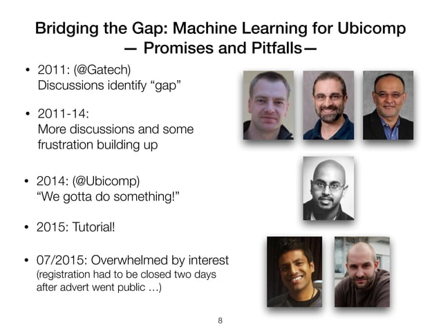 Bridging The Gap Machine Learning For Ubiquitous Computing