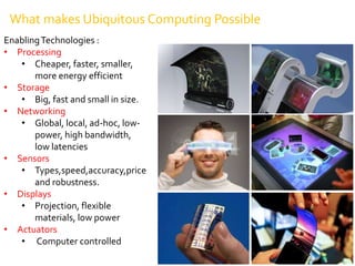 UBIQUITOUS COMPUTING | PPTX
