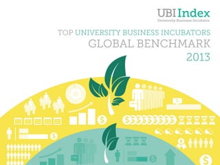 TOP UNIVERSITY BUSINESS INCUBATORS
GLOBAL BENCHMARK
2013
 