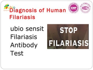 Diagnosis of Human
Filariasis

ubio sensit
Filariasis
Antibody
Test
 