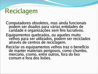 Computação Ubiqua e Verde