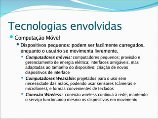 Computação Ubiqua e Verde