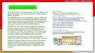 Ubiquinol Amazon
6X Ubiquinol CoQ10 100mg Kaneka QH, VESIsorb, Patented 6X
Higher Absorption, 100% Liquid Soluble, So You Don't Waste
Money, 60 Softgels
BEST ABSORPTION: Are you WASTING money on CoQ10? Do
you know most CoQ10 and Ubiquinol are POORLY-absorbed
by your body? Feel just as good on ONE 100 mg softgel as the
other brands' 200 mg capsules two times a day. No need for
300 mg, 400 mg, 500 mg, 600 mg CoQ10 Ubiquinol.
PROVEN: Our 100% liquid-soluble U.S patented Vesisorb®
formula is proven to have 6 times HIGHER absorption than
standard Ubiquinol Coq10 so you can experience ALL the
benefitsEASY TO TAKE: The softgels are small and very easy
to swallow. Does not upset stomach. Take one softgel in the
morning and FEEL great, THINK great the whole day!
CLEAN: Pure supplement with no chemicals. Non-GMO,
Gluten-Free, Soy-Free And Made In The USA. BPA-Free bottles.
BENEFITS: Supports healthy heart and energy levels without
dangerous side effects, regular heart beats, healthy blood
pressure and normal mental focus. Combine With Nutrusta
DHA Omega-3 (ASIN:B00KFOUTQ6) For COMPLETE heart
support!
Contact Details:
6X Ubiquinol CoQ10 100mg Kaneka QH
106 East Sixth Street, Suite 900 Austin, TX, 78701
Call Us 1-866-512-5511
Website:https://www.amazon.com/Ubiquinol-VESIsorb-
Patented-Absorption-Softgels/dp/B00KB2XSG0
Google Site: https://sites.google.com/site/ubiquinolamazon/
Google Folder: https://goo.gl/49aycb
https://www.facebook.com/nutrusta/
https://www.youtube.com/nutrusta
https://www.pinterest.com/nutrusta/
For more details, visit us at
https://www.amazon.com/Ubiquinol-VESIsorb-Patented-
Absorption-Softgels/dp/B00KB2XSG0
CALL US TODAY! 1-866-512-5511
 