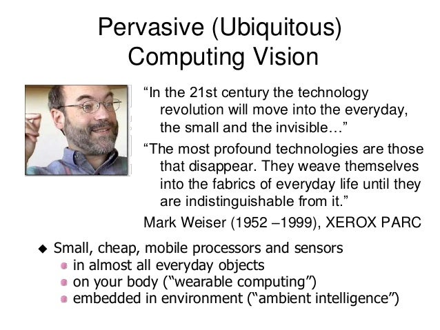 Ubiquitous computing presentation 1