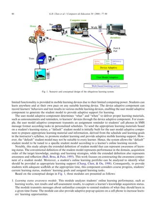 Ubiquitous learning website scaffolding learners by mobile devices with ...